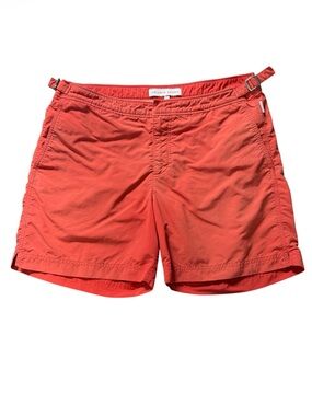 Orlebar Brown Setter Coral Pink Premium Swim Trunks Board Shorts 34 Euro Summer